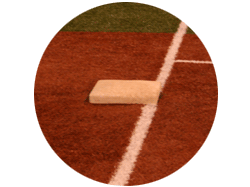 人工芝とベース