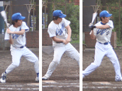 打者ナベ、オサム、ブン