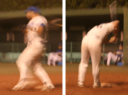 打者ユーゴ、オサム