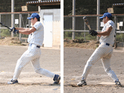 マツ、ユーゴ バッティング