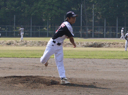 マウンド上の相手ピッチャー