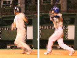 ユーゴ、ブン バッティング