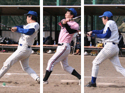 真のクリンナップ打者3人