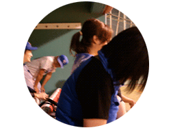 オマケ写真：試合中のベンチ内