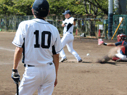 ネクストバッターの背中